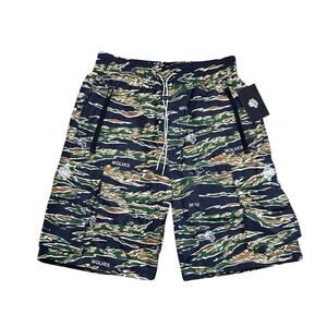Darc Sport Desert Camo Wolfhead Cargo Shorts NWT - S